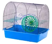 ВАКА Клетка для грызунов Венеция полукруглая 38,5 × 27,5 × 43,5 см