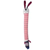 GiGwi Игрушка для собак Заяц с хрустящей шеей и пищалкой 40см, серия CRUNCHY NECK