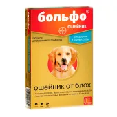 Bayer Больфо, ошейник против блох и клещей для собак средних и крупных пород, 66 см