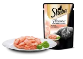 Sheba PLEASURE, влажный корм для кошек, форель с креветками, 85 г