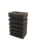 Россия Губка прямоугольная серая Турбо №3, 6 × 6 × 12 см
