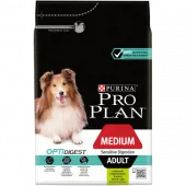Pro Plan сухой корм для взрослых собак средних пород с чувствительным пищеварением с комплексом OPTIDIGEST® с ягненком и рисом
