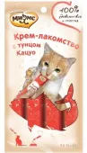 Мнямс Крем-лакомство с тунцом Кацуо БЛИСТЕР 15 г*4шт
