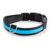 Triol Ошейник светодиодный синий S, 20*230-310мм, серия NIGHT CITY