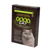 Good Cat Мультивитаминное лакомство для кошек, ЗДОРОВЬЕ КОЖИ И ШЕРСТИ, 90 таблеток