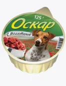 Оскар Консервы мясные для собак с Телятиной 125 г