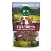 Triol LOCAL FOOD Лакомство для собак "Вымя говяжье, мини-полоски", 50г