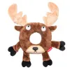 GiGwi Игрушка для собак Лось с пищалками 21см, серия PLUSH FRIENDZ
