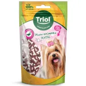 Triol Лакомство для мини-собак DENTAL «Мини-косточки из утки», 50г