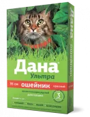 Apicenna Дана Ультра Ошейник против клещей и блох для кошек 35 см