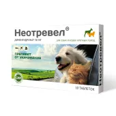 Neoterica Неотревел таблетки для собак и кошек крупных пород,от укачивания 10 таб.