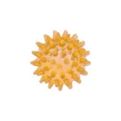 Мяч массажный 5,5 см прозрачный Crystal (Желтый (555C-9))