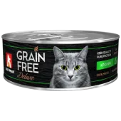 Зоогурман Grain Free, консервы для кошек, Кролик, 100 г