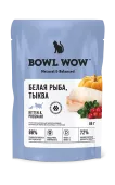 BOWL WOW Влажный корм для котят и беременных кошек: белая рыба, тыква, 85 г