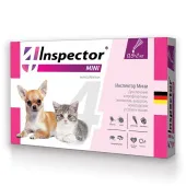 Inspector Mini Капли от внешних и внутренних паразитов для кошек и собак 0,5-2 кг, 1 пипетка