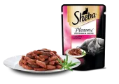 Sheba PLEASURE, влажный корм для кошек, говядина с кроликом, 85 г