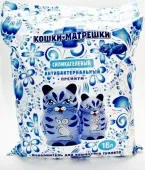 Кошки-матрешки Наполнитель силикагель с цветными гранулами Радуга, 16 л