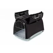 IMAC Переноска Linus Cabrio для животных с открывающимся верхом, черный, 50 × 32 × 34,5 см