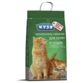 Кузя Наполнитель впитывающий для котят и кошек, 4,5 л