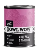 BOWL WOW Влажный корм для собак Индейка с тыквой, 850 г