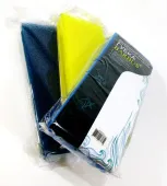 BARBUS SPONGE 043 Губка крупнопористая, цвет Mix: черная, голубая, желтая, 30 × 12 × 2 см