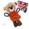 GiGwi Игрушка для собак Мишка с пищалками 17см, серия PLUSH FRIENDZ