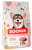 ZOONIK сухой корм для щенков собак средних и крупных пород Мясное ассорти