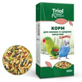 Triol Корм для мелких и средних попугаев "Экстра", 500г, Тriol Standard