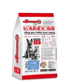 Формула 365 Сухой корм для взрослых собак всех пород Лосось, Индейка и рис 2 кг
