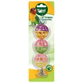 Triol Игрушка для птиц "Три шарика", 150*d40мм