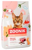 ZOONIK сухой корм для котят Мясное ассорти, 