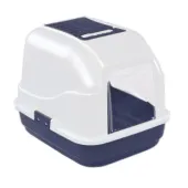 IMAC EASY CAT Закрытый туалет для кошек, синий, 50х40х40 см