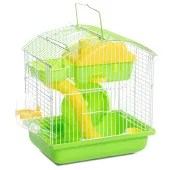 Triol Клетка YD258G для мелких животных, эмаль, зеленая, 225*170*250мм