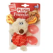 GiGwi Игрушка для собак Собачка со сменными пищалками 13см, серия PLUSH FRIENDZ