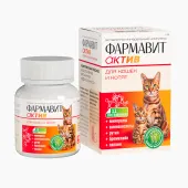 Астрафарм Фармавит Актив Витамины для кошек и котят, 60 таблеток