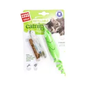 GiGwi Игрушка для кошек Мышка резиновая 16,5 см, серия REFILLABLE CATNIP