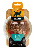 TiTBiT Лакомство для кошек Рагу кролик с говядиной 55 г