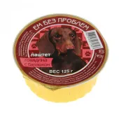 Ем без проблем Паштет для собак, говядина и барашек 125 г