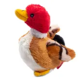 GiGwi Игрушка для собак Утка с пищалкой 11см, серия PLUSH FRIENDZ