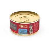 Molina Натуральное Мясо консервы (цыпленок, краб в желе) 80 г