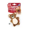 GiGwi Игрушка для собак Мишка с пищалками 10см, серия PLUSH FRIENDZ
