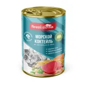 Ночной охотник Консервы для кошек, морской коктейль в желе, 415 г