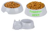 Россия Миска для кошек "Барсик", серая