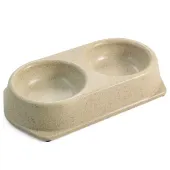 Triol Миска из бамбука двойная, 0,18л*2, серия NATURAL
