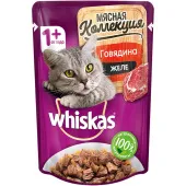 Whiskas "Мясная коллекция" говядина в желе, 75 г