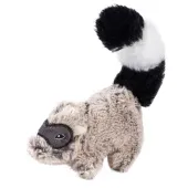 GiGwi Игрушка для собак Енот с пищалкой 15см, серия PLUSH FRIENDZ