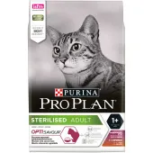 Pro Plan Sterilised для стерилизованных кошек и кастрированных котов с уткой и печенью