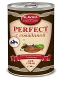 Славика Перфект для собак с говядиной, 340 г