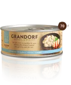 GRANDORF Влажный корм класса холистик, куриная грудка с креветками, для кошек, 70 г