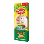 Happy Jungle Палочки для мелких грызунов, медовый микс, 3 шт. 90 г